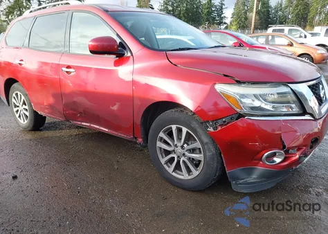 2015 Nissan Pathfinder Platinum/S/Sl/Sv z USA, uszkodzony, nr VIN 5N1AR2MN5FC624603